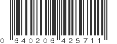 UPC 640206425711