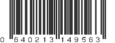 UPC 640213149563