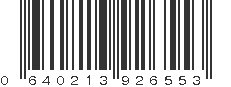 UPC 640213926553