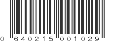 UPC 640215001029