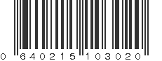 UPC 640215103020
