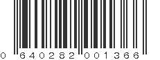 UPC 640282001366