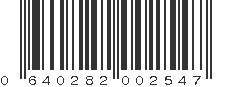 UPC 640282002547