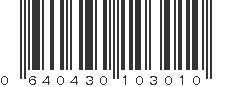 UPC 640430103010