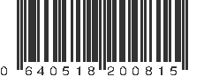 UPC 640518200815