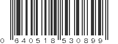 UPC 640518530899