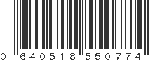 UPC 640518550774