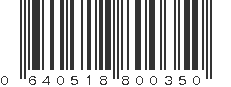 UPC 640518800350