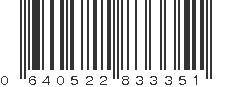 UPC 640522833351