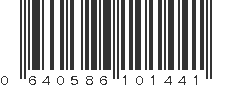 UPC 640586101441