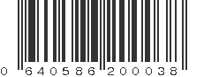 UPC 640586200038