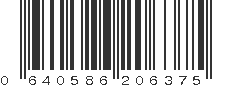 UPC 640586206375