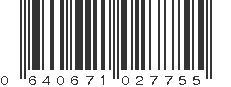 UPC 640671027755