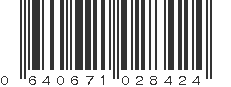 UPC 640671028424