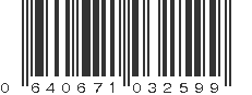 UPC 640671032599