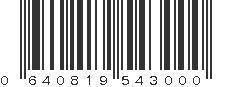 UPC 640819543000