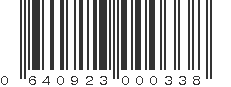 UPC 640923000338