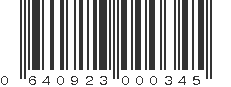 UPC 640923000345