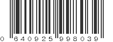 UPC 640925998039