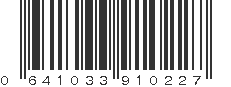 UPC 641033910227