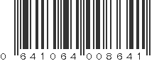 UPC 641064008641