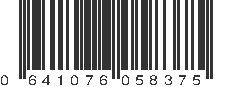 UPC 641076058375