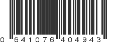 UPC 641076404943