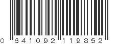 UPC 641092119852