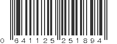 UPC 641125251894