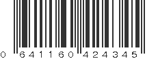 UPC 641160424345