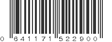 UPC 641171522900