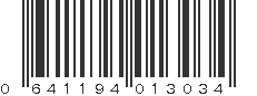 UPC 641194013034