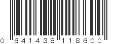 UPC 641438118600