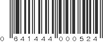 UPC 641444000524