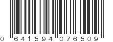 UPC 641594076509