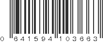 UPC 641594103663