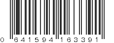 UPC 641594163391