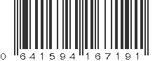 UPC 641594167191