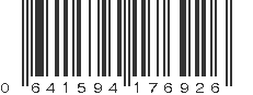 UPC 641594176926