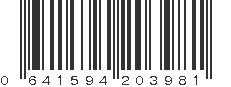 UPC 641594203981