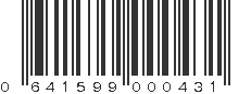 UPC 641599000431