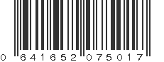 UPC 641652075017