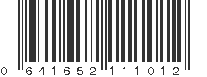 UPC 641652111012