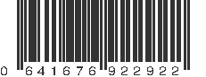 UPC 641676922922