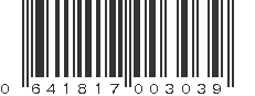 UPC 641817003039