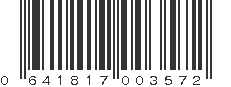 UPC 641817003572