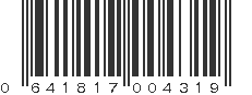 UPC 641817004319