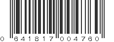 UPC 641817004760