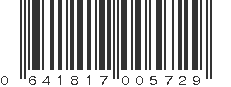 UPC 641817005729