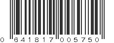 UPC 641817005750